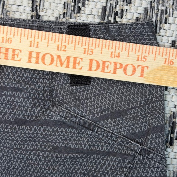 Patagonia Venga Rock Pants Men's W30 Black Gray Print Organic Cotton Stretch - Picture 5 of 7